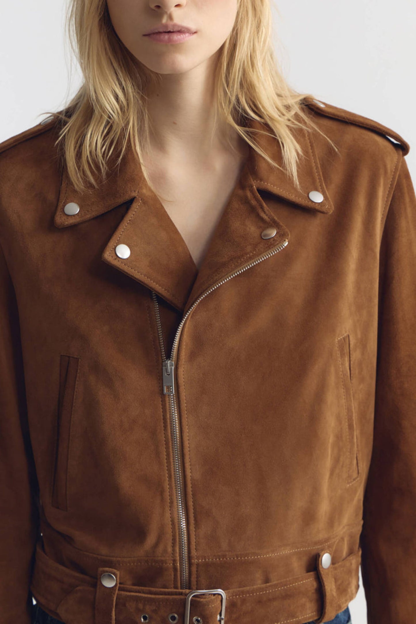 Evel leather jacket in Martora