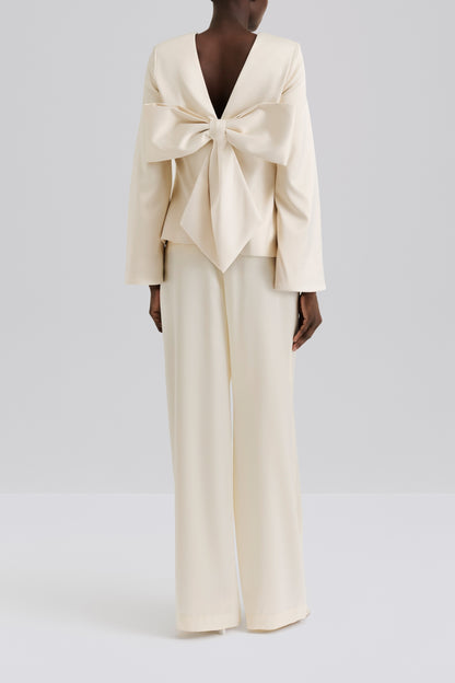 Bluse Elna Bow in VanillaMalina - Anita Hass