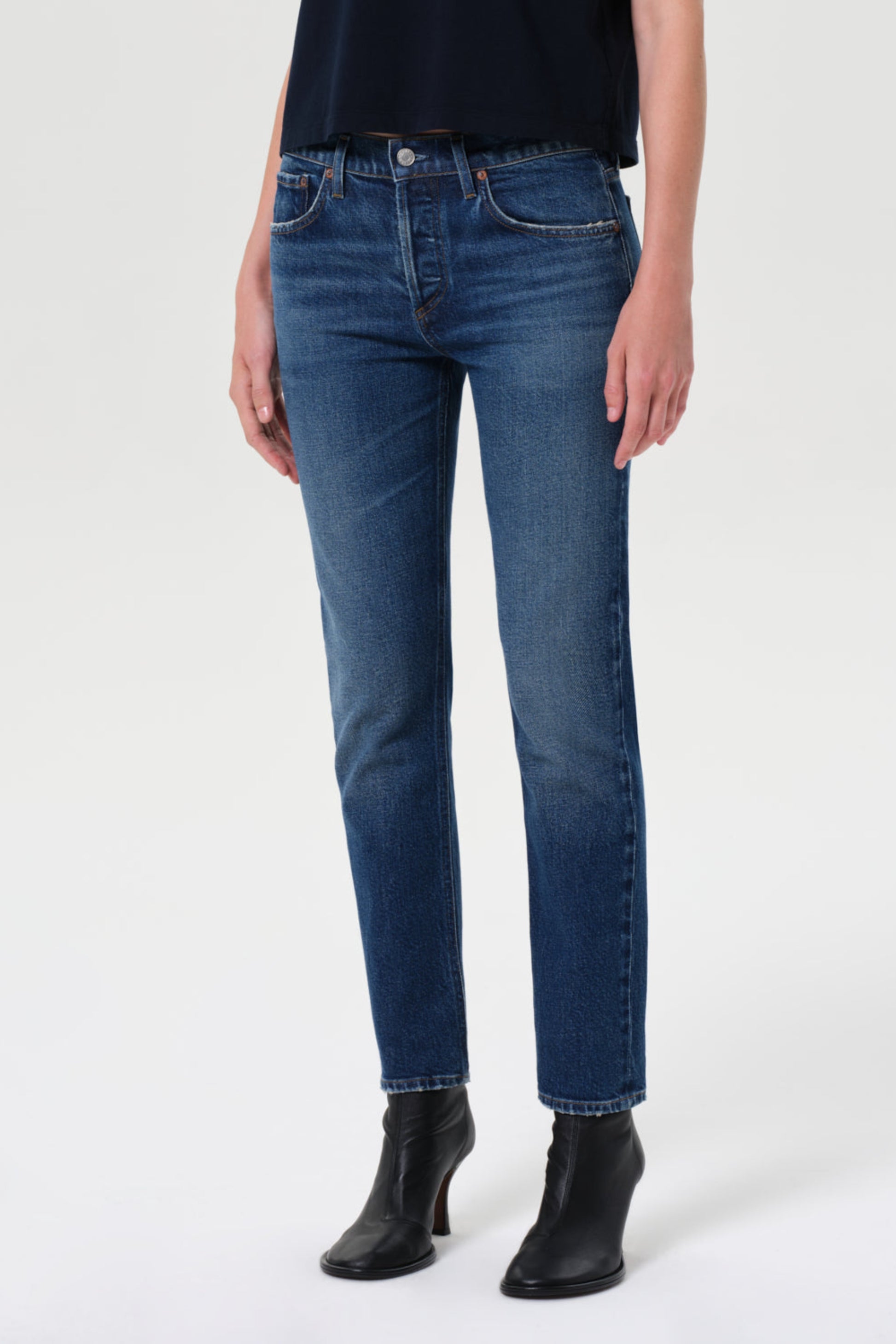 Jeans Cocktail Ankle in OutlineAgolde - Anita Hass