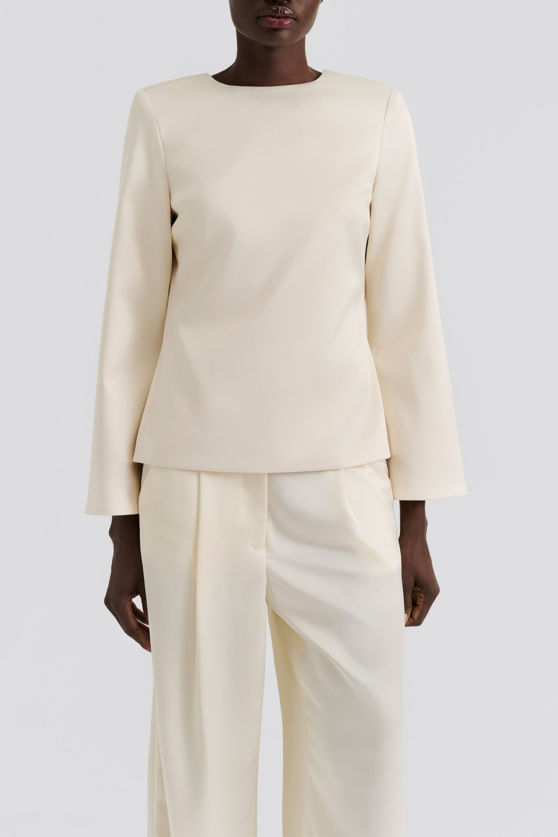 Bluse Elna Bow in VanillaMalina - Anita Hass