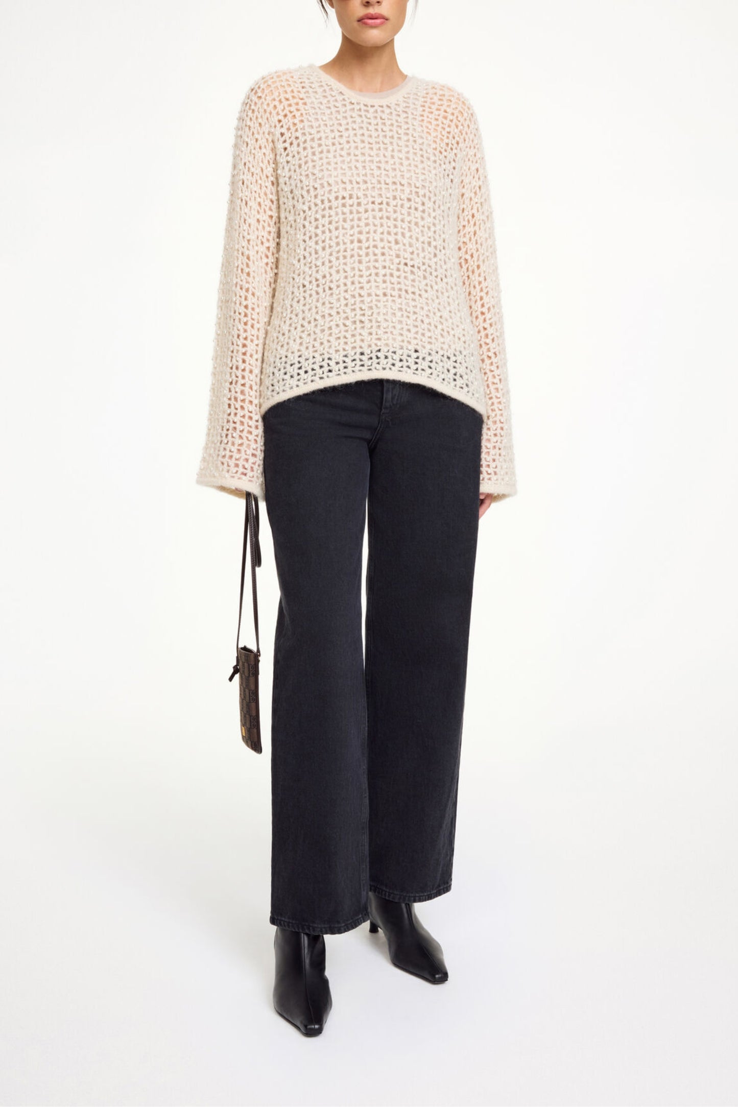 Pullover Amil Pearls in Oyster Grayby Malene Birger - Anita Hass