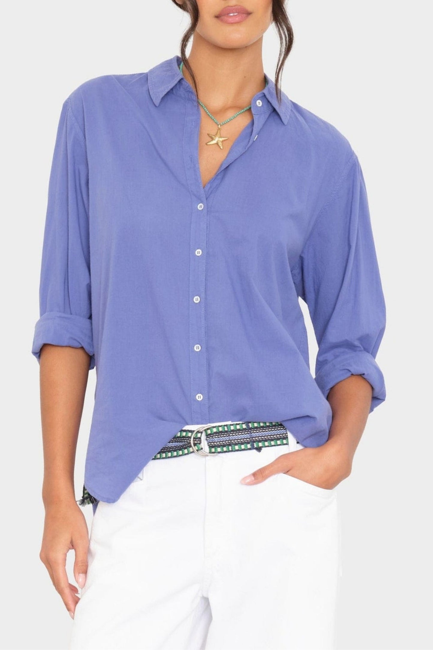 Bluse Beau in Star Blue