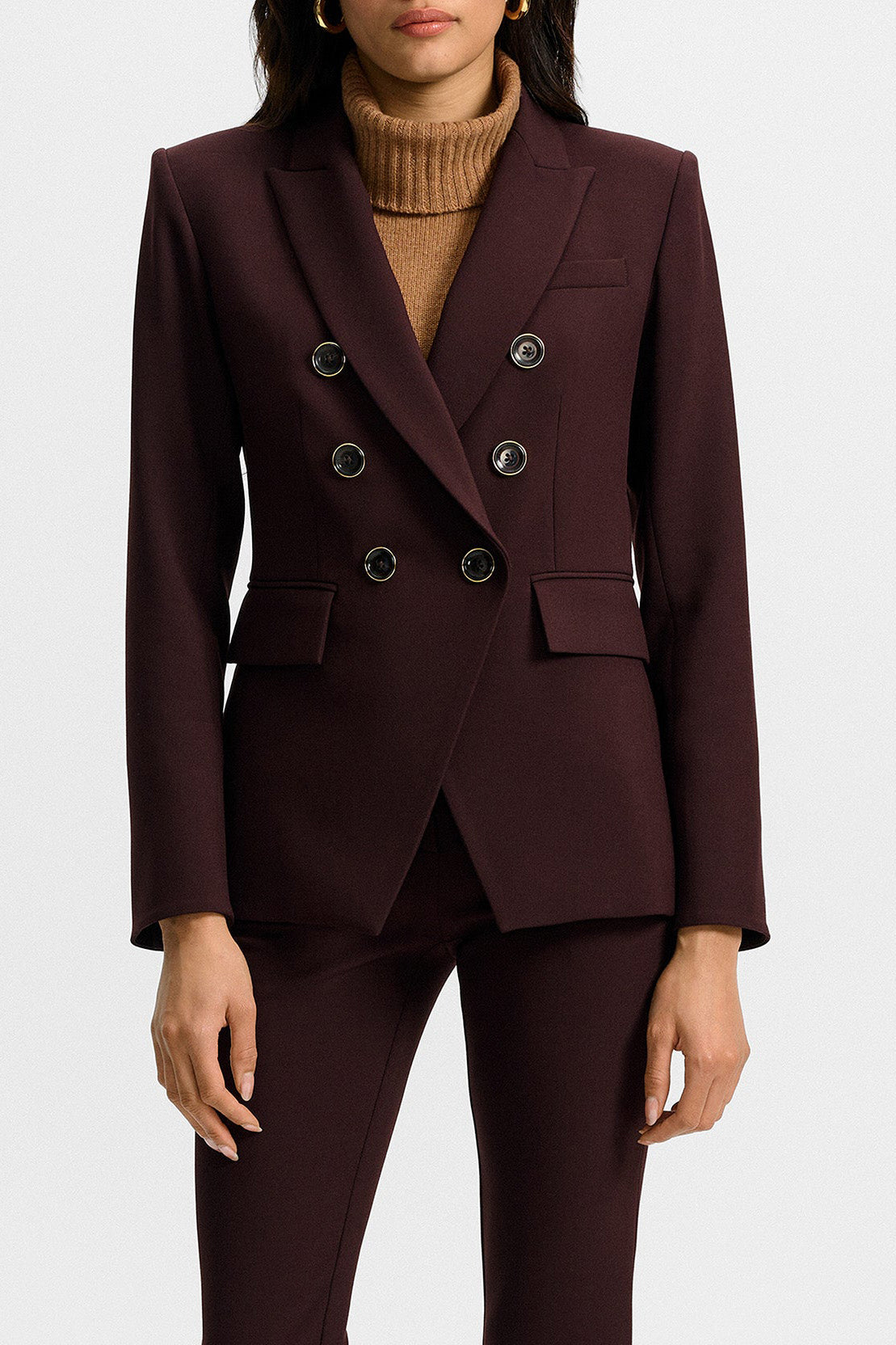 Blazer Miller Dickey in Dark CurrantVeronica Beard - Anita Hass