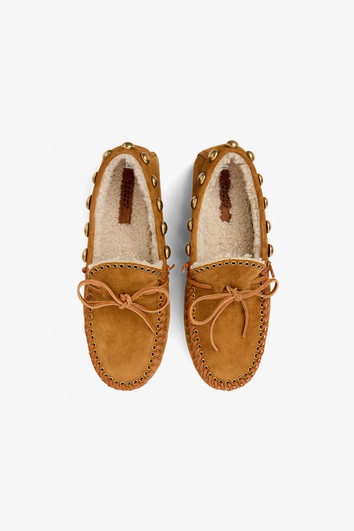 Mokassins Fitza in Cognac/Gold Isabel Marant