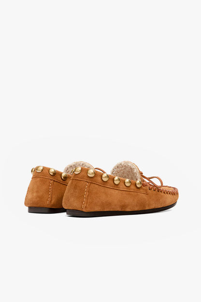 Mokassins Fitza in Cognac/Gold Isabel Marant