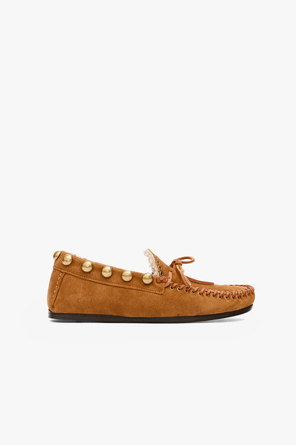 Mokassins Fitza in Cognac/Gold Isabel Marant