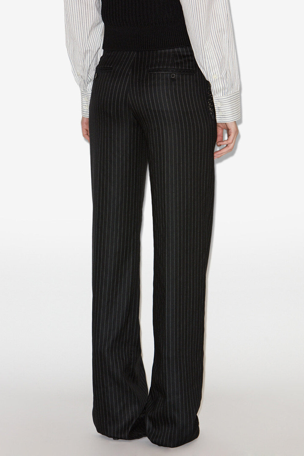 Hose Noanne in Pinstripe BlackIsabel Marant - Anita Hass