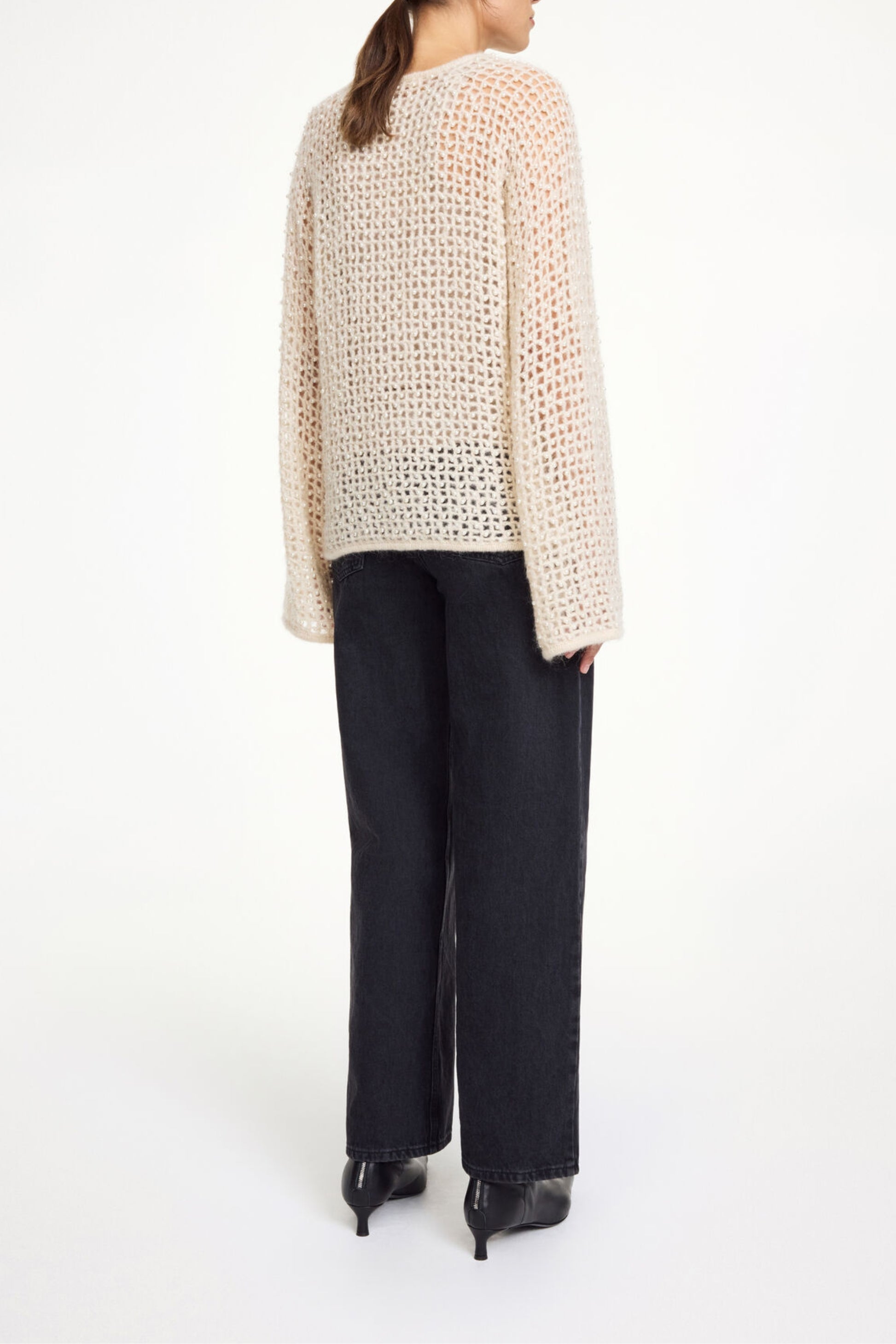 Pullover Amil Pearls in Oyster Grayby Malene Birger - Anita Hass