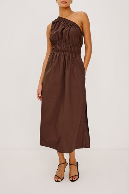 浓咖啡色 Selani 连衣裙