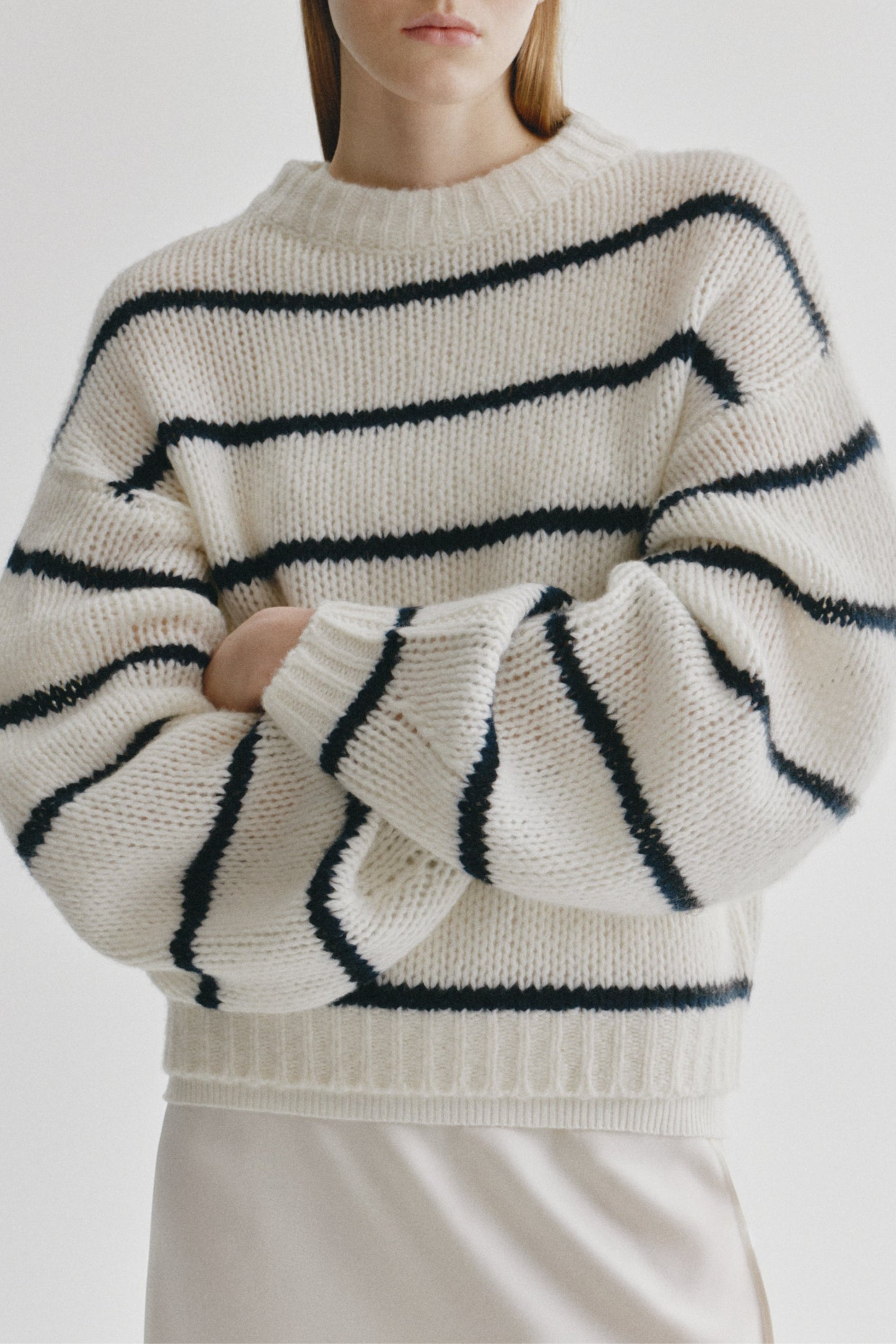 Pullover Sabelle in Cream StripesLisa Yang - Anita Hass