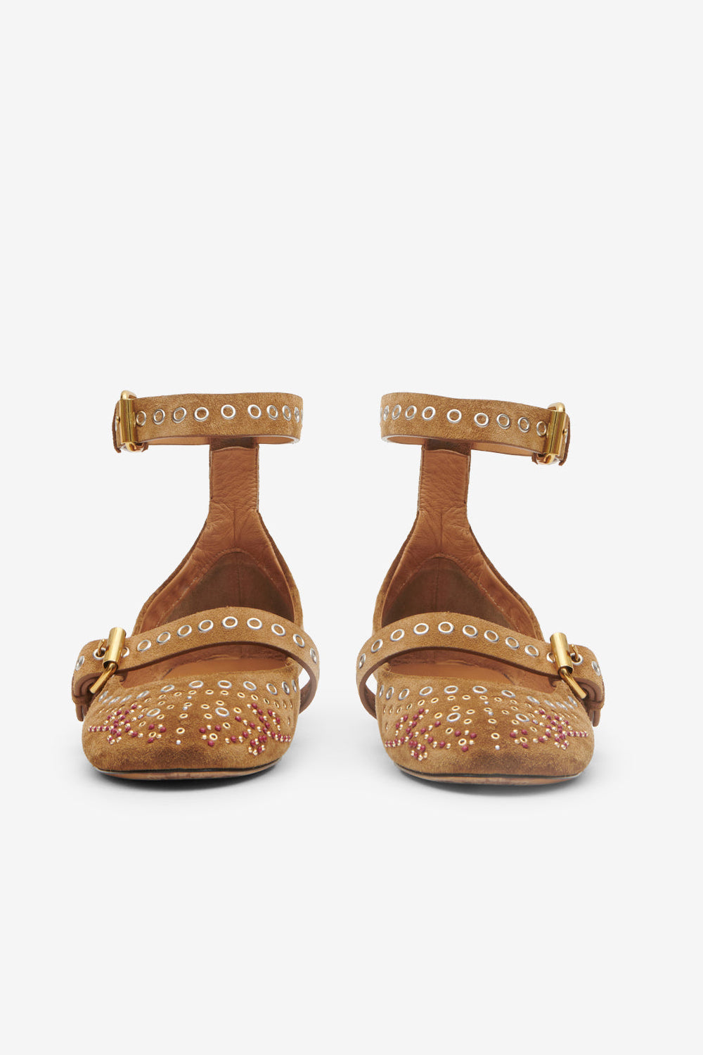 Ballerinas Ylza in Cognac