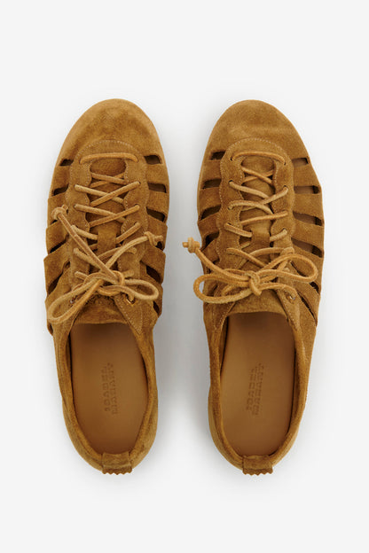 Ballerines Leyza en cognac