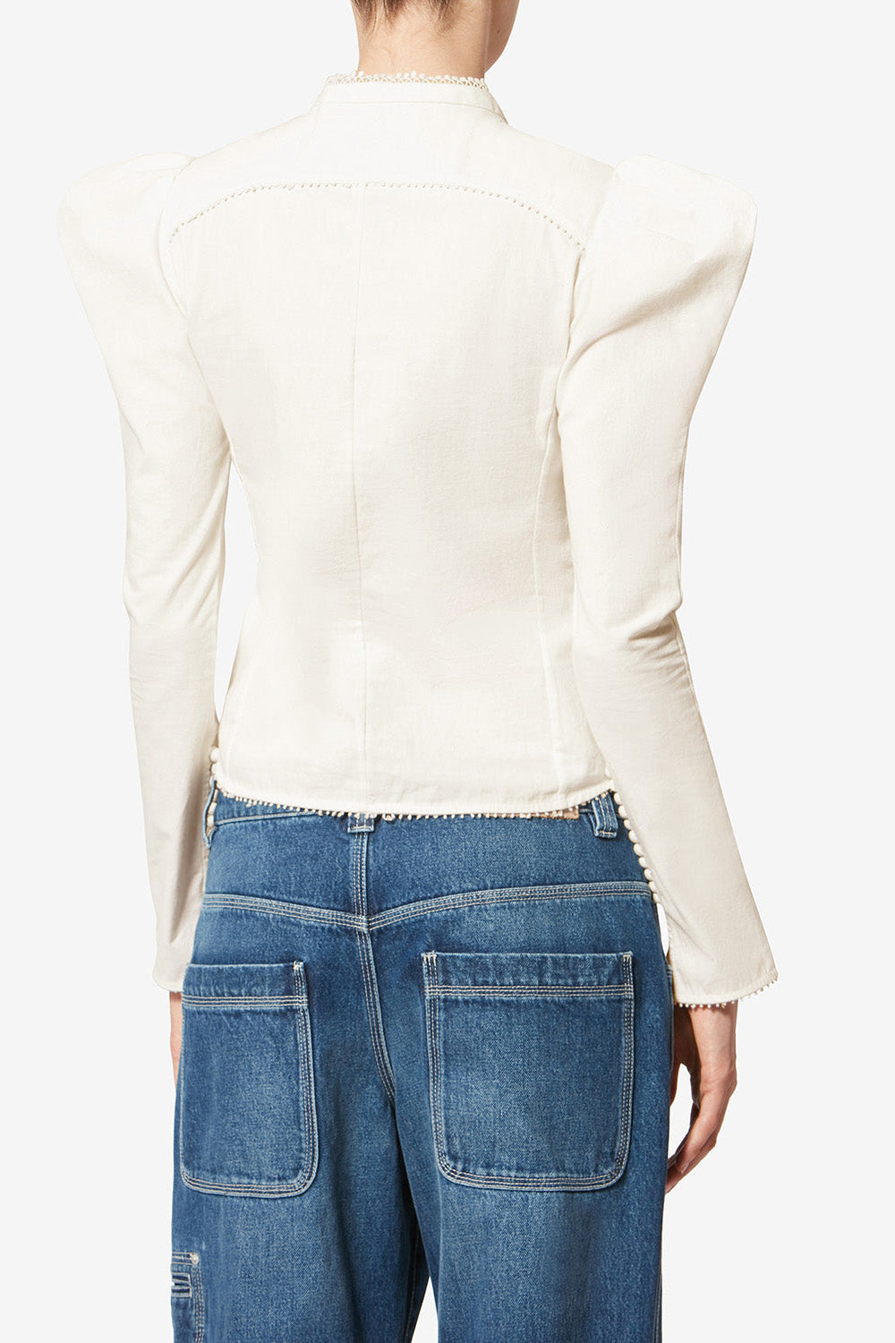 Calina blouse in white