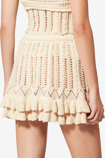 Strickrock Nelle in EcruIsabel Marant - Anita Hass