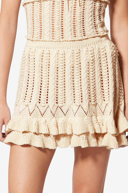 Strickrock Nelle in EcruIsabel Marant - Anita Hass