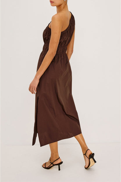 浓咖啡色 Selani 连衣裙