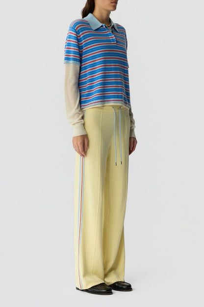 Longsleeve Layered Rugby in Clear Sky