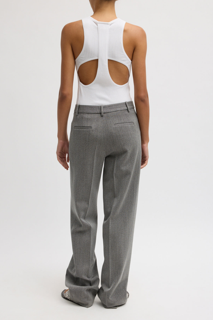 Hose Structured Wool in Grey MultiTibi - Anita Hass