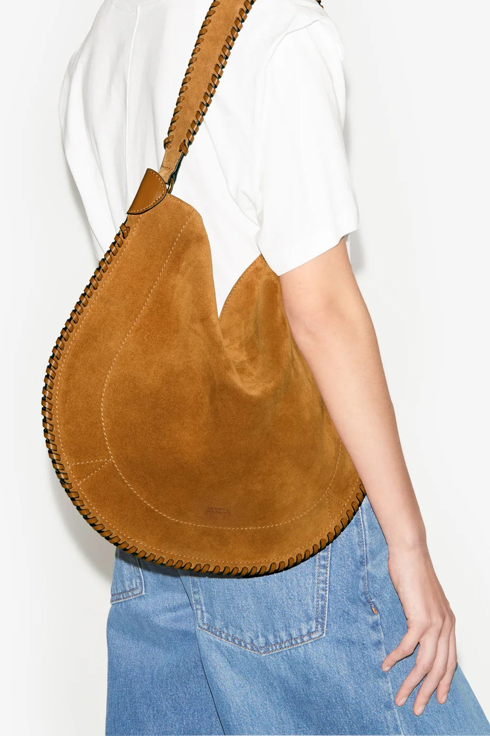 Tasche Oskan Hobo Soft Suede in CognacIsabel Marant - Anita Hass