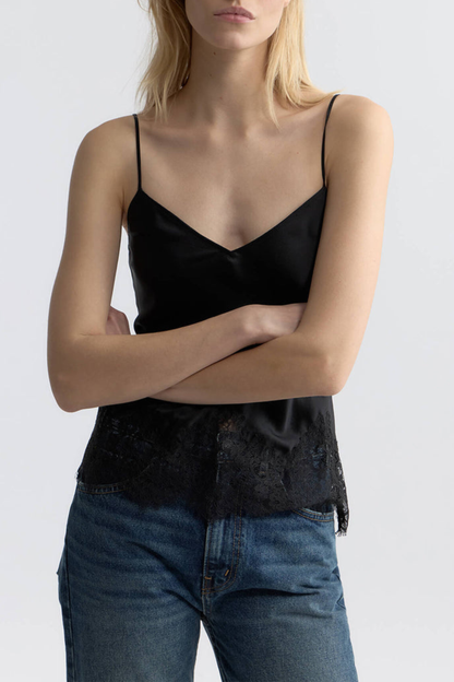 Top Nadine Lace Cami in SchwarzNili Lotan - Anita Hass