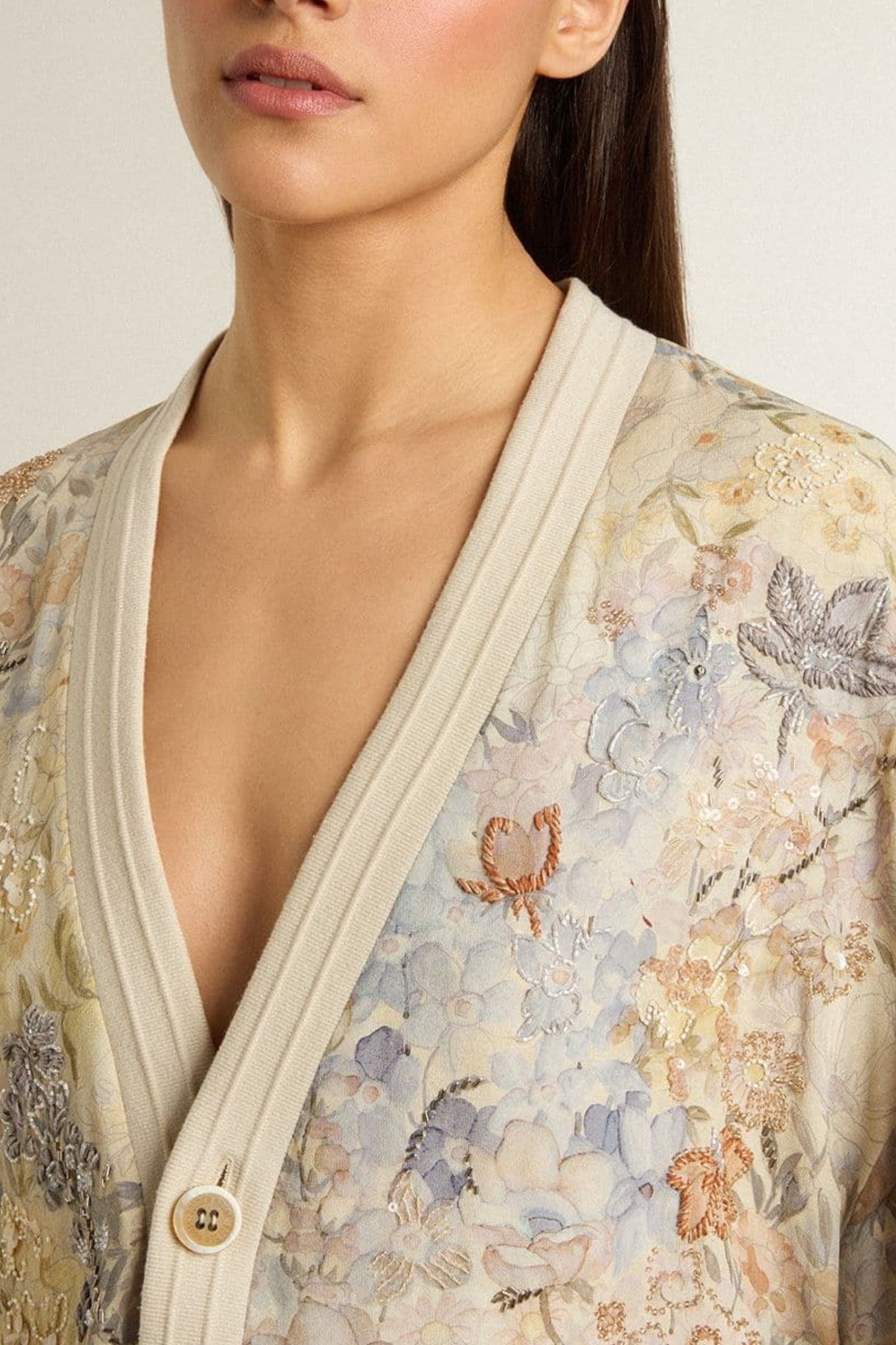 Cardigan Giselle in Pastel FlowersGolden Goose - Anita Hass