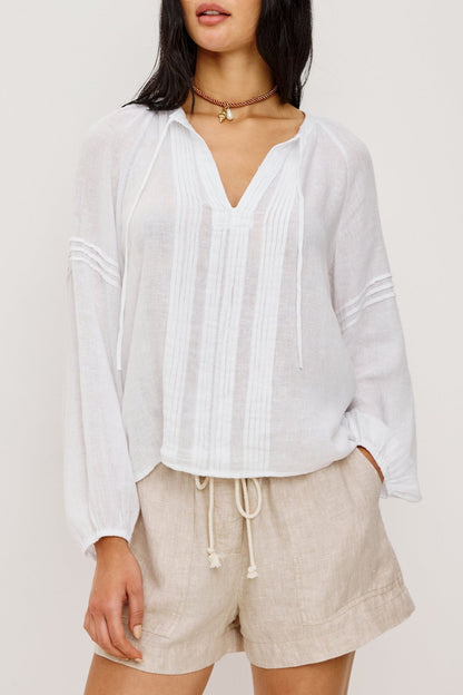 Naples blouse in white