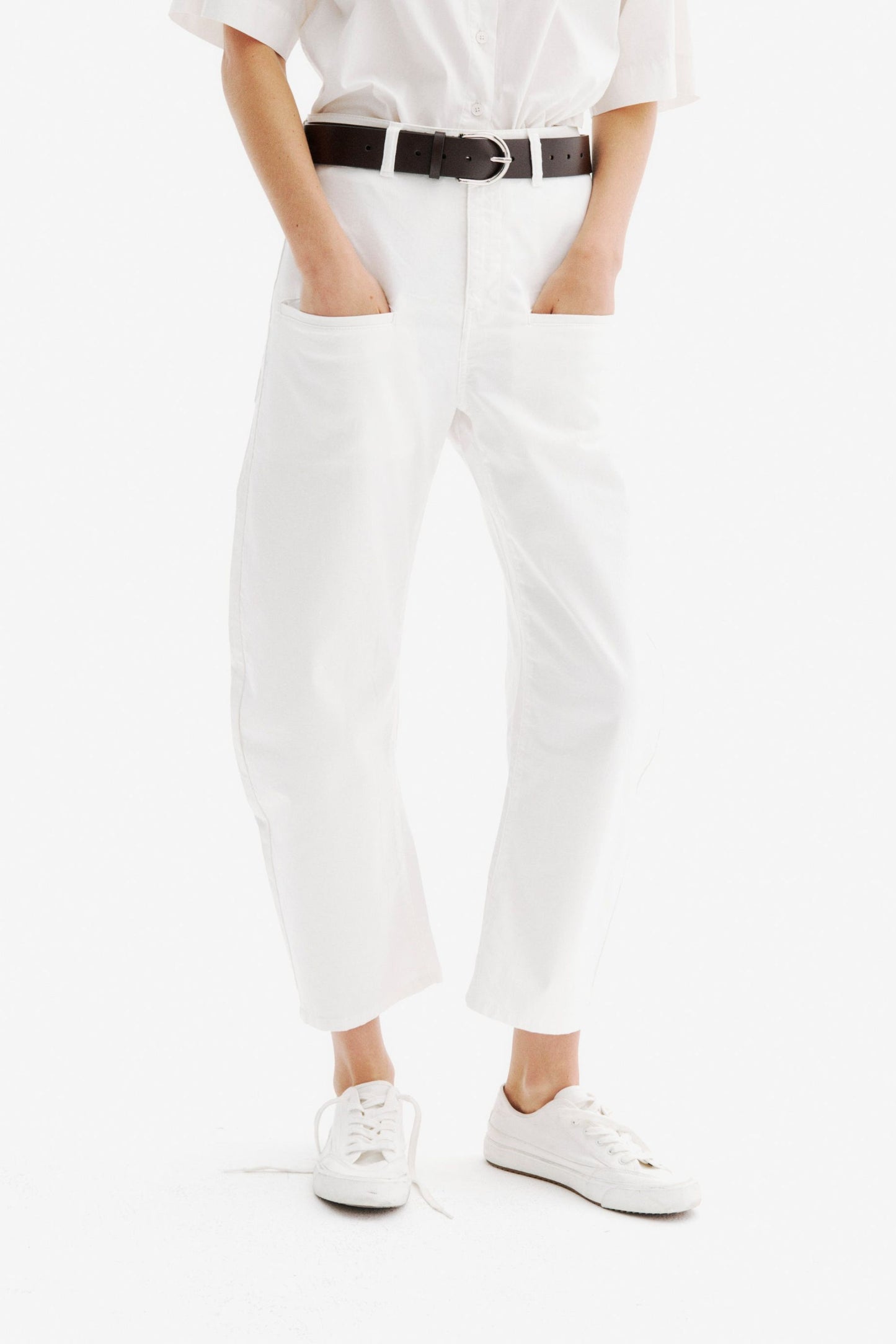 Pantalones Kenny en tiza