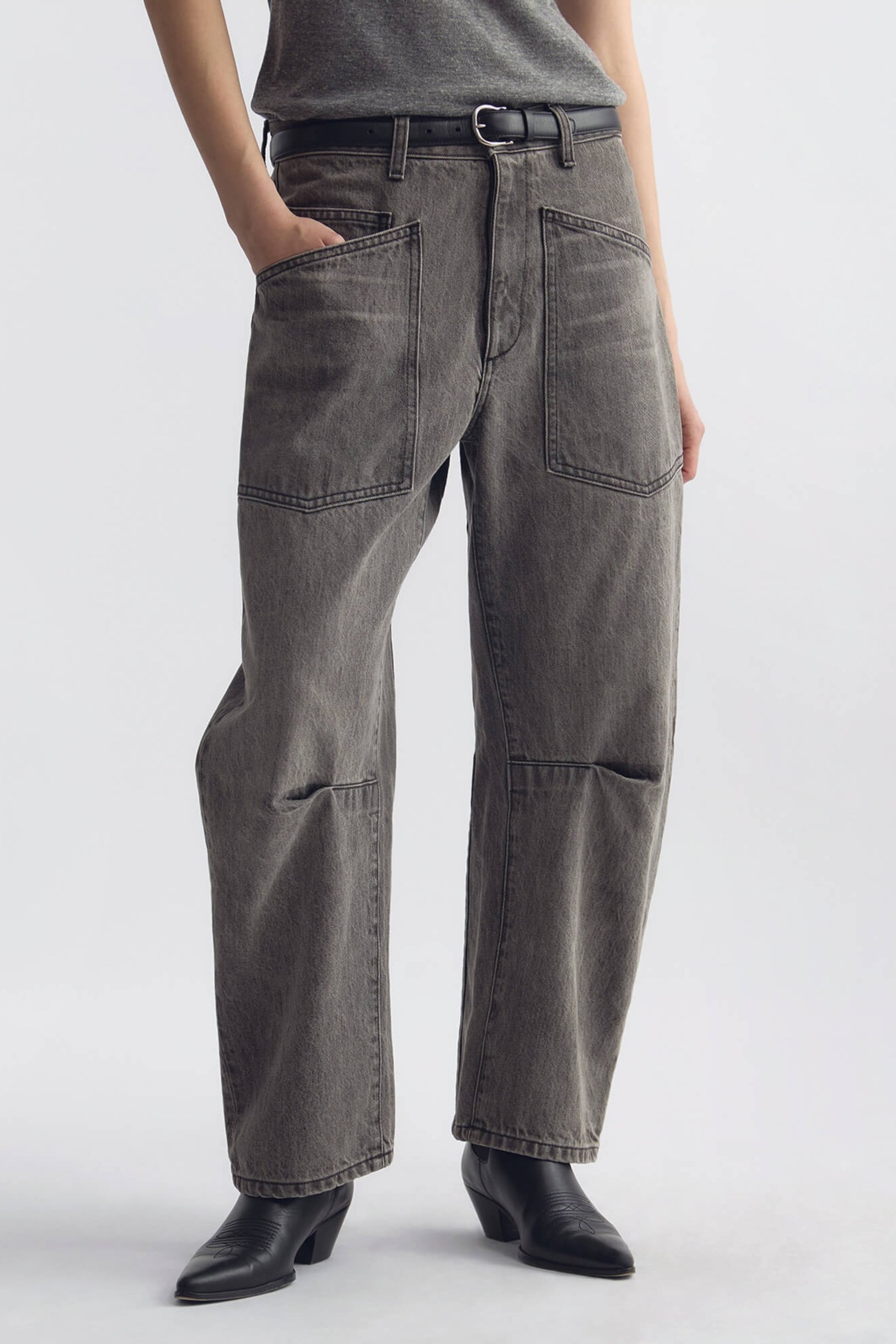 Jeans Shon in Ash Grey Nili Lotan