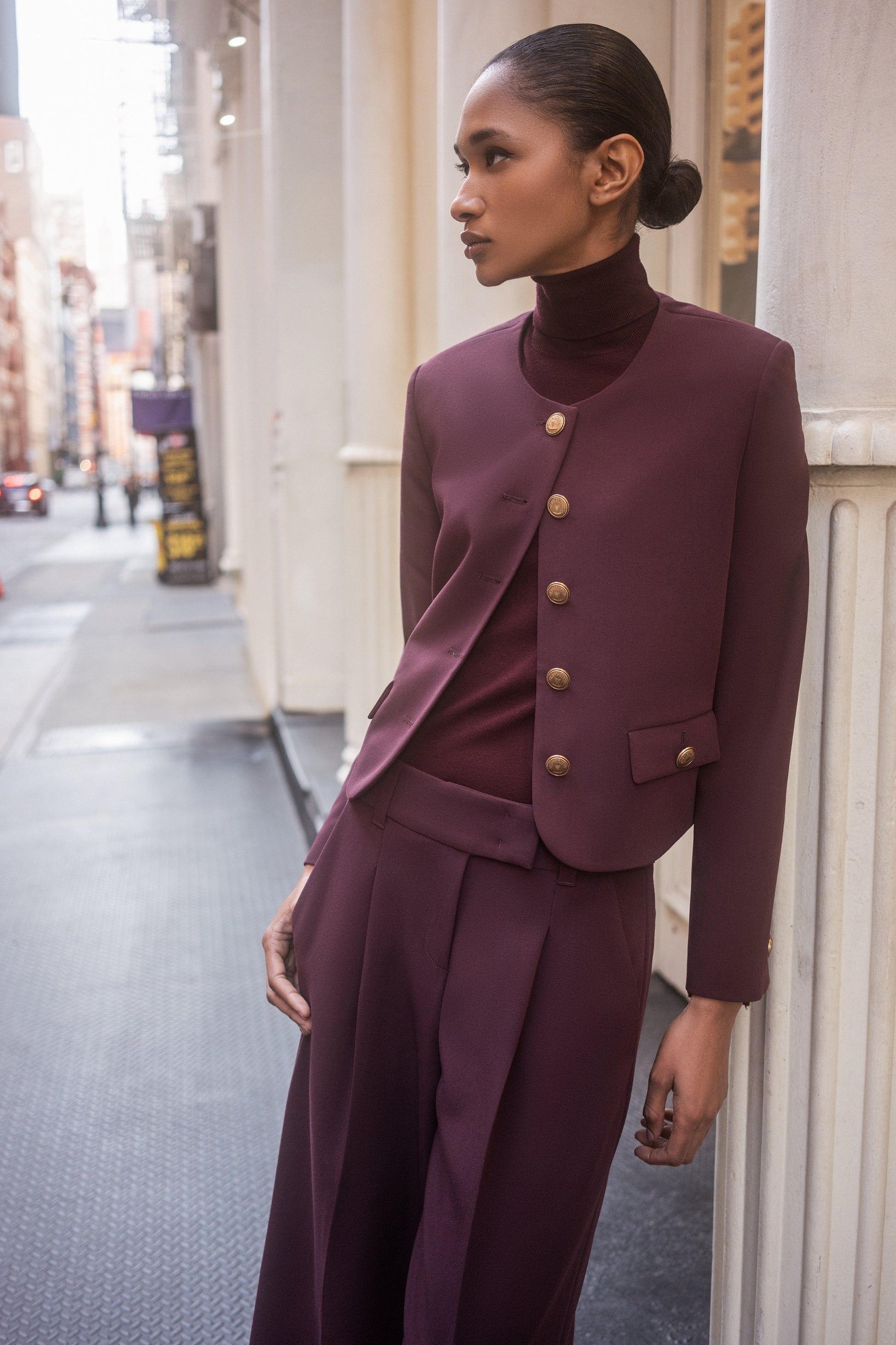 Blazer Catherine in BurgundSeductive - Anita Hass