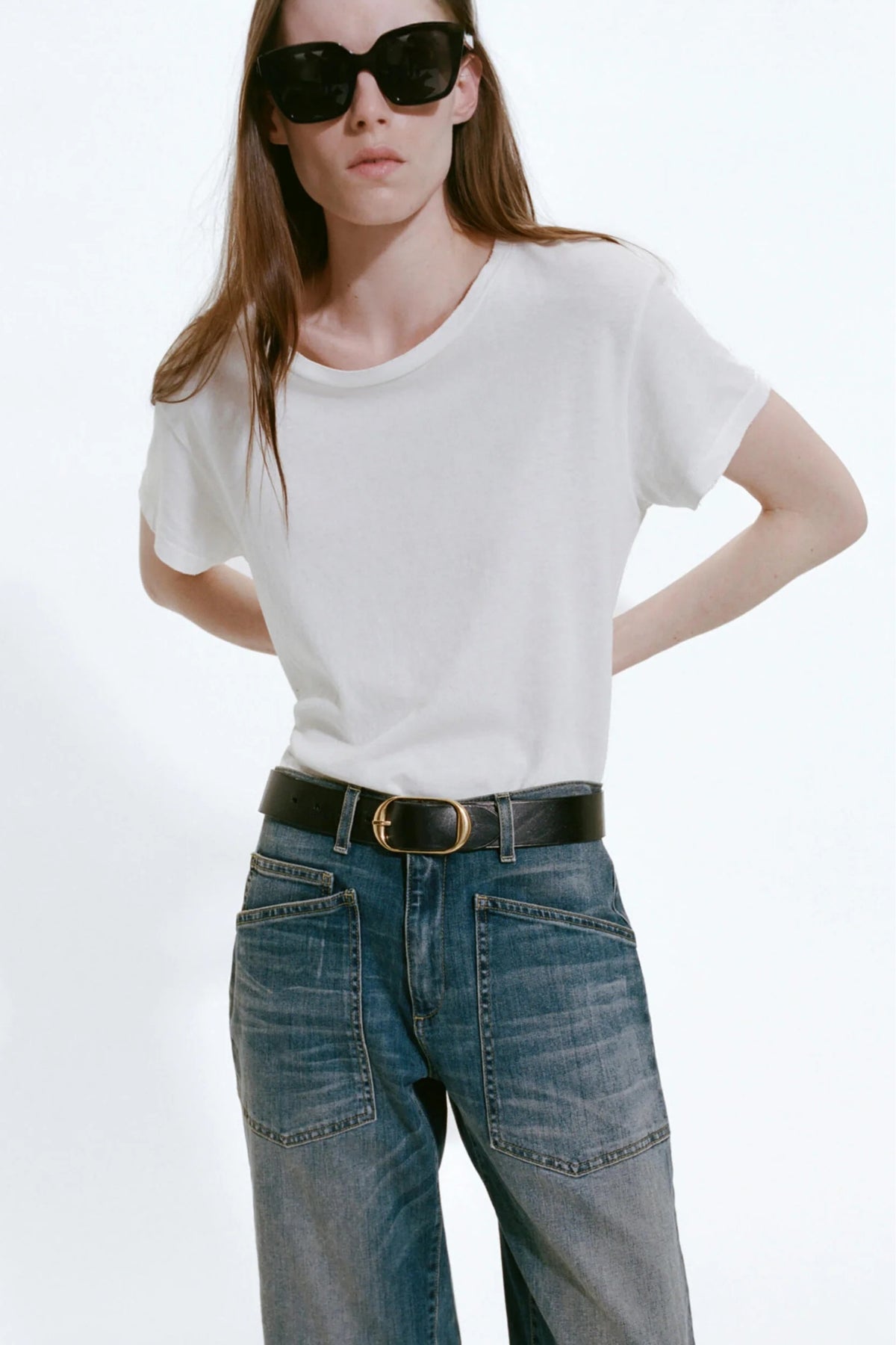 T-Shirt Brady in White Nili Lotan