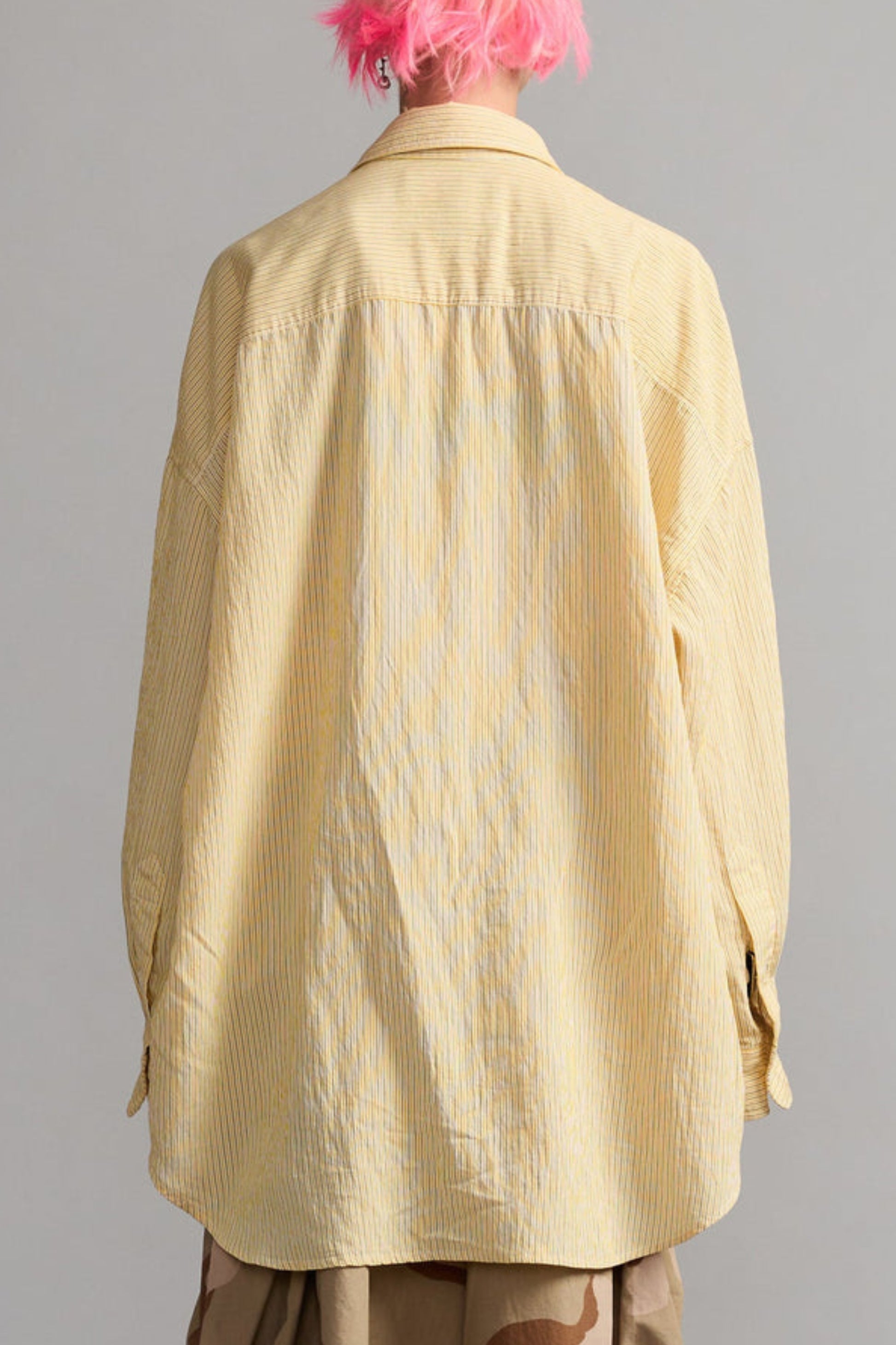 Bluse Drop Neck in Orange StripeR13 - Anita Hass