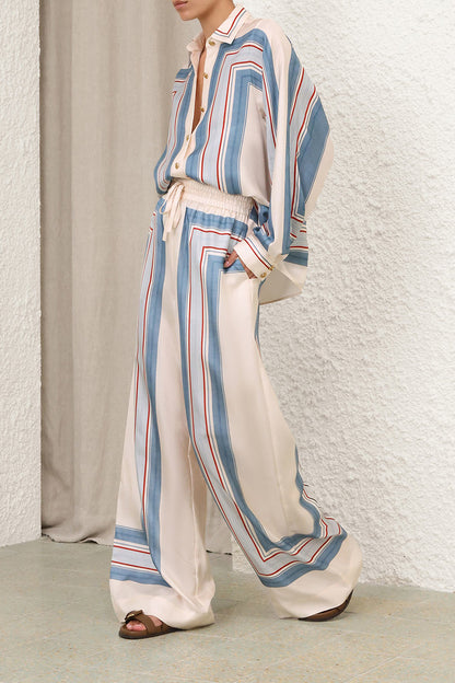 Hose Track in Ticking StripeZimmermann - Anita Hass