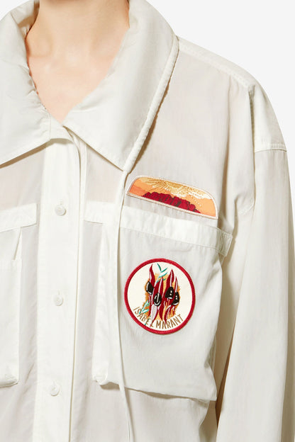 Chely blouse in white