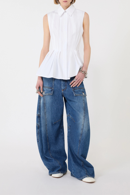 Bluse Certosa in Optical WhiteSportmax - Anita Hass