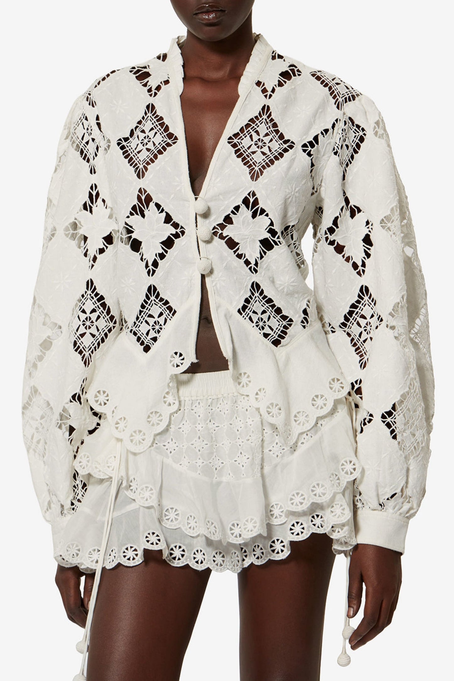 Nina blouse in white