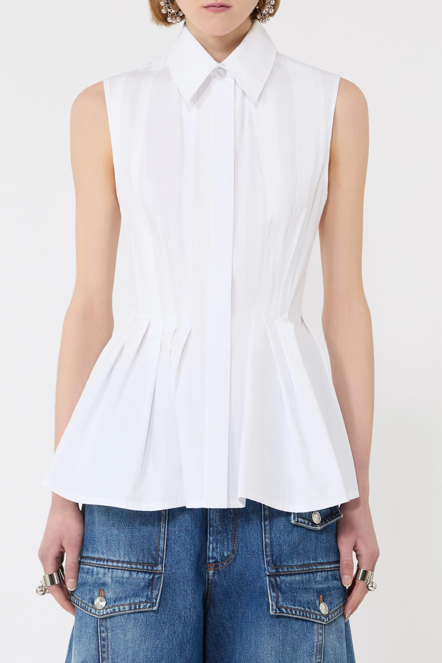 Bluse Certosa in Optical WhiteSportmax - Anita Hass