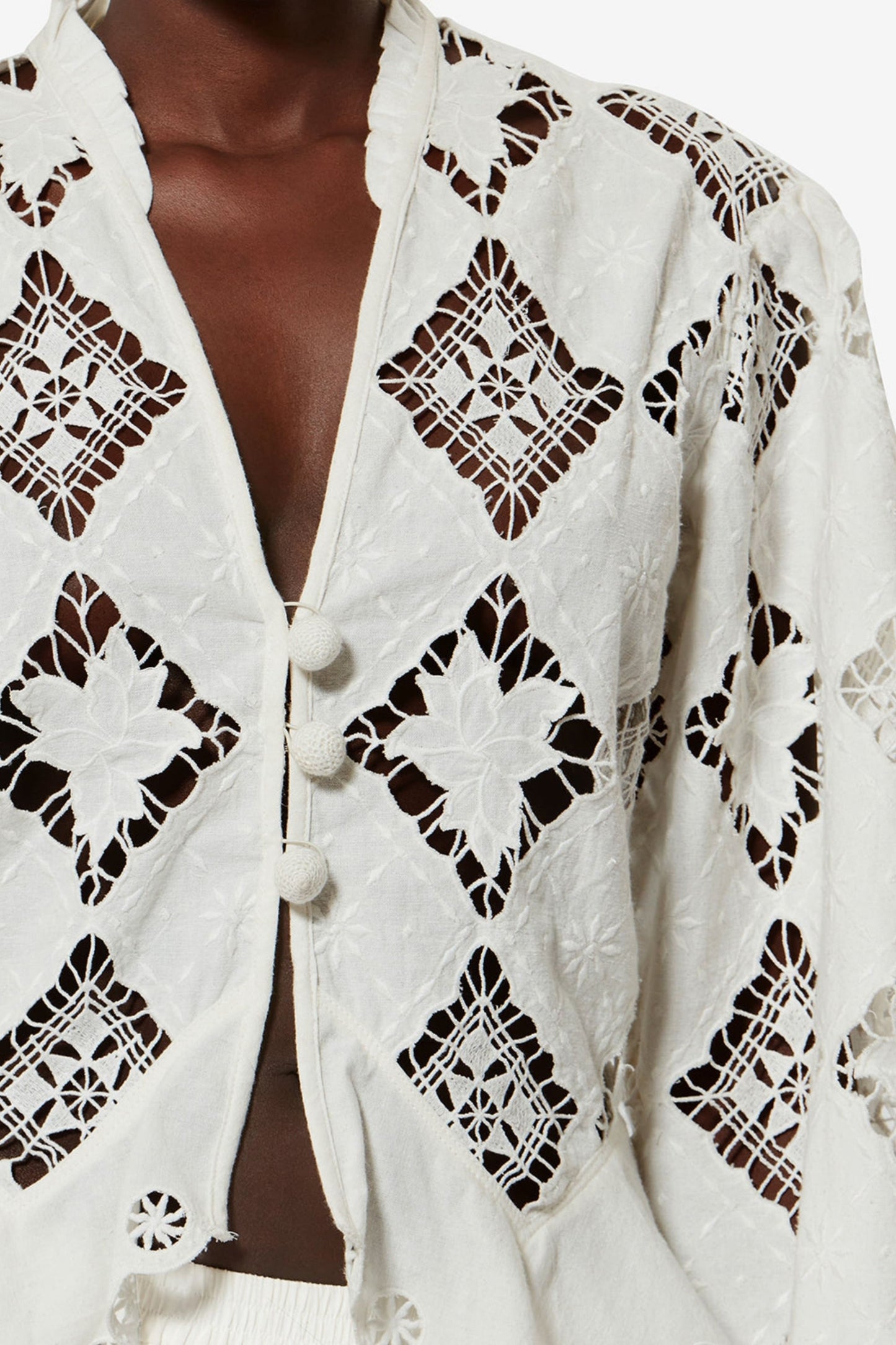 Nina blouse in white