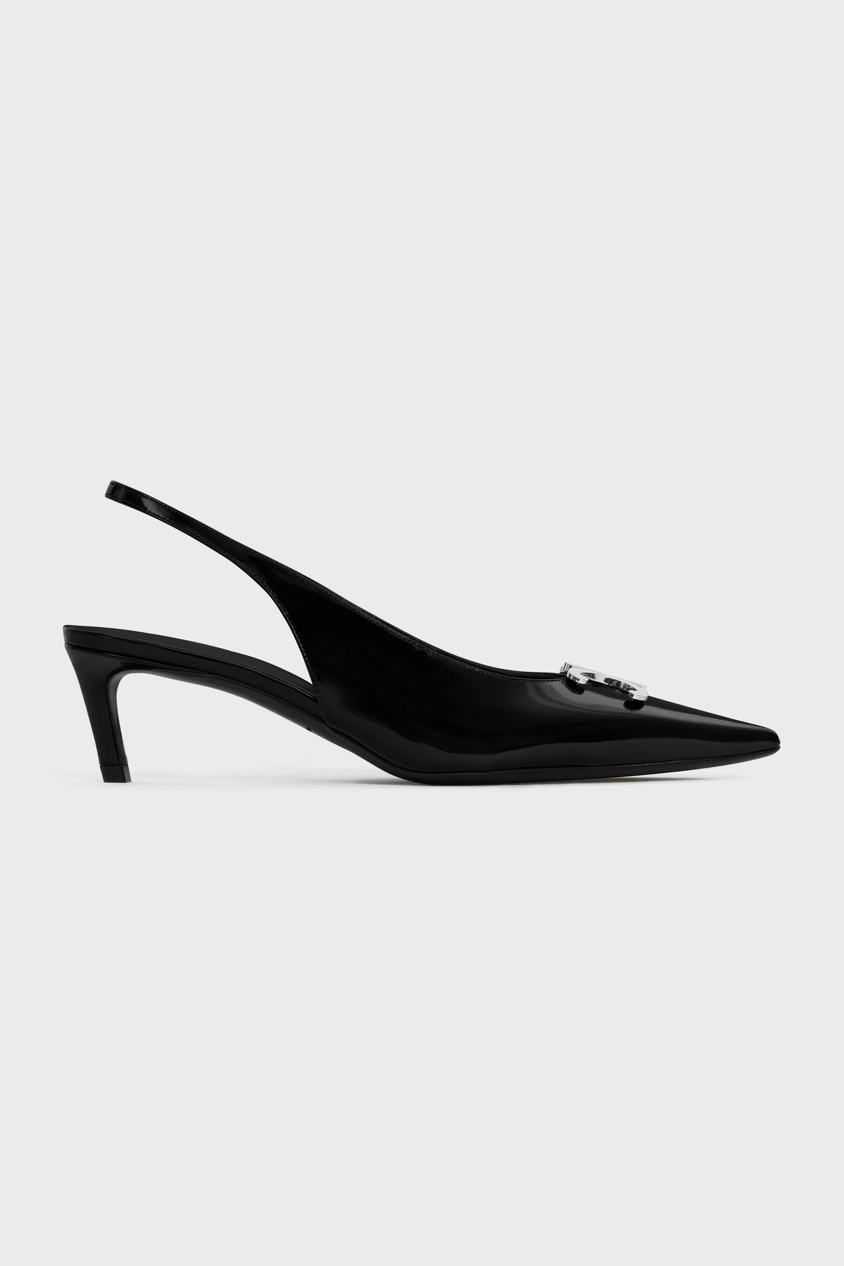 Slingback Alma Glossy in Black – anitahass.com