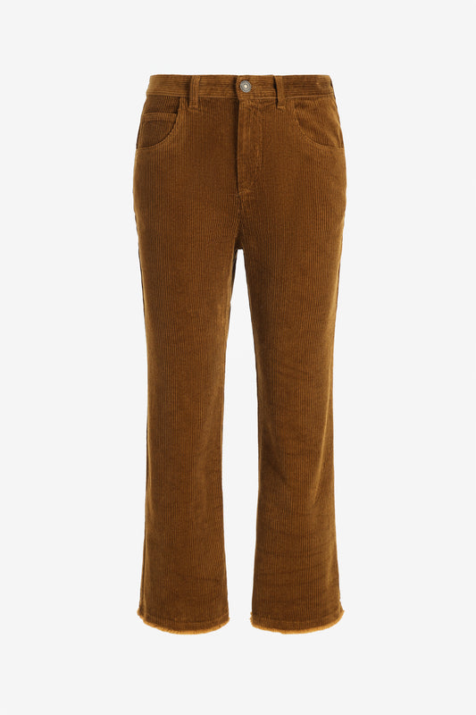 Pantalones de pana Ruthie en color caramelo
