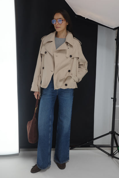 Trench Jacket Olivia in Beige