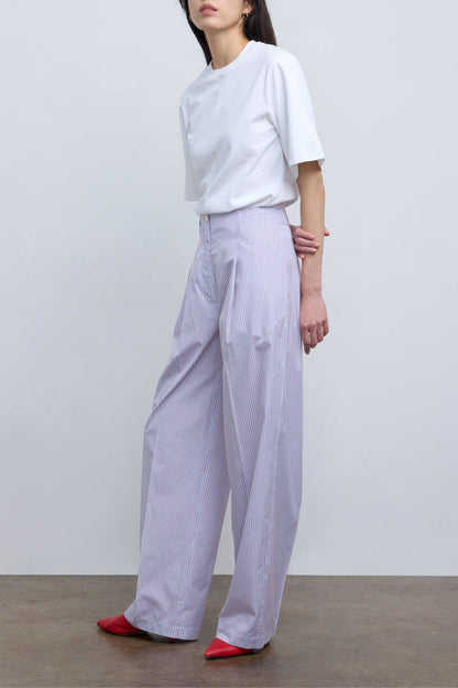 Pantalón The Dean de rayas azules y rojas