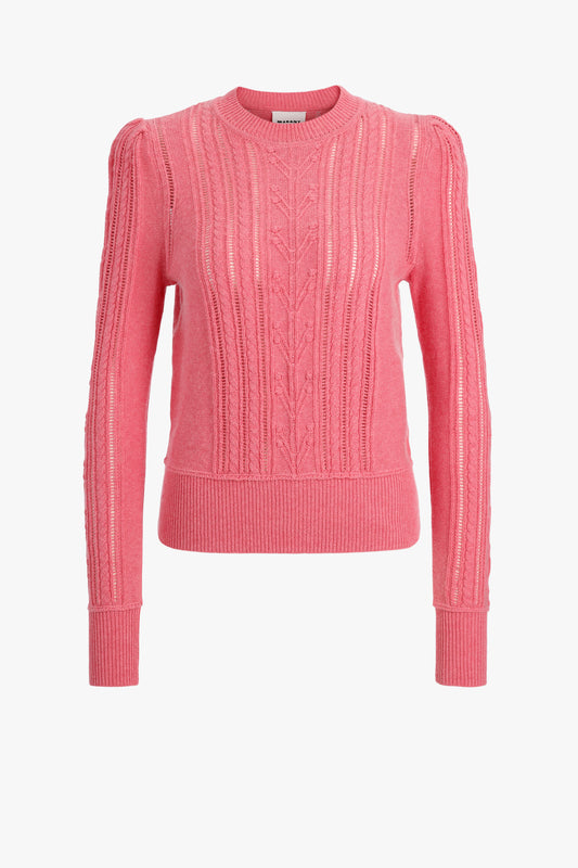 Kalyn sweater in bubblegum