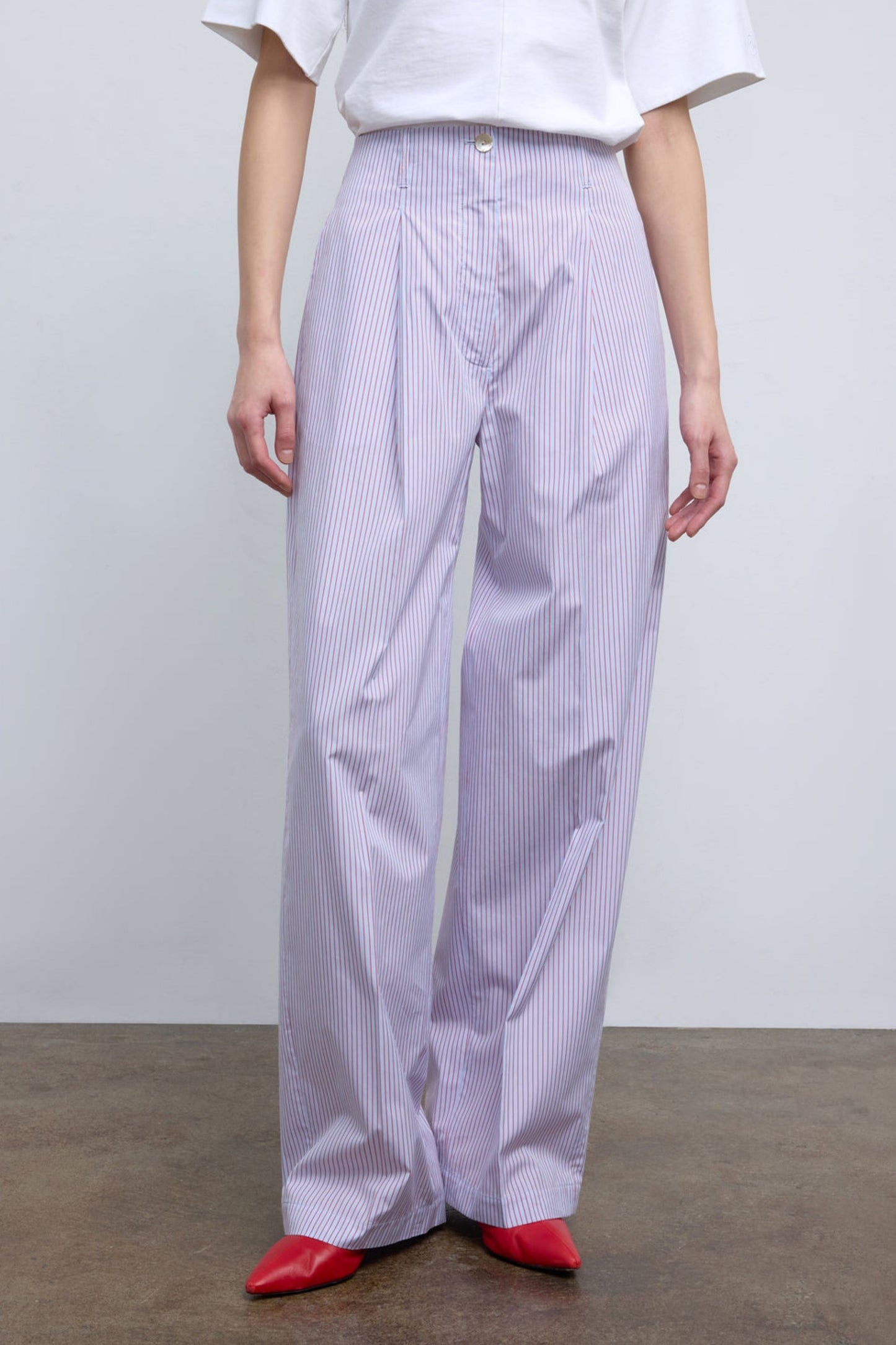 Pantalón The Dean de rayas azules y rojas