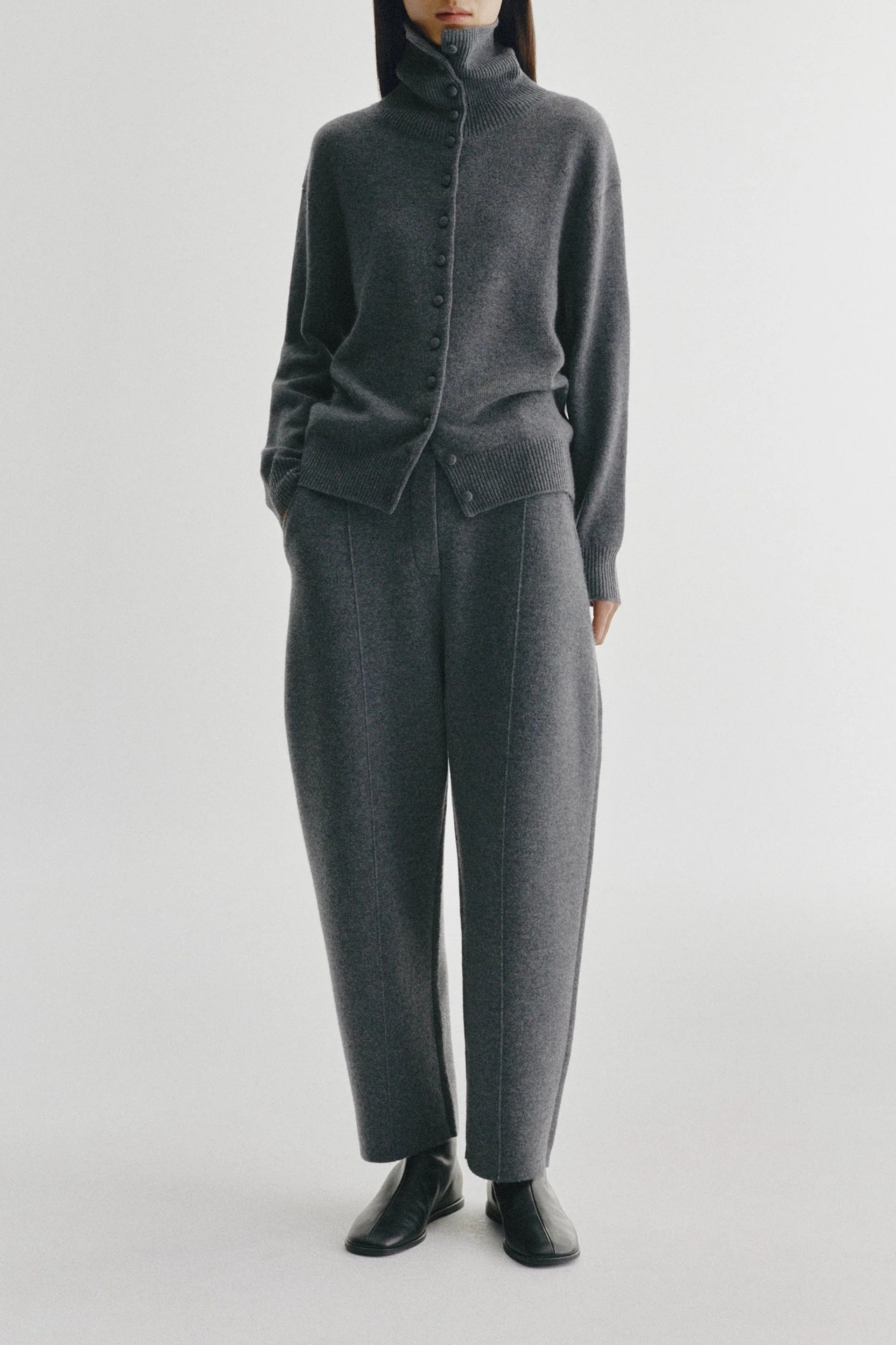 Hose Wrenda in Graphite Lisa Yang
