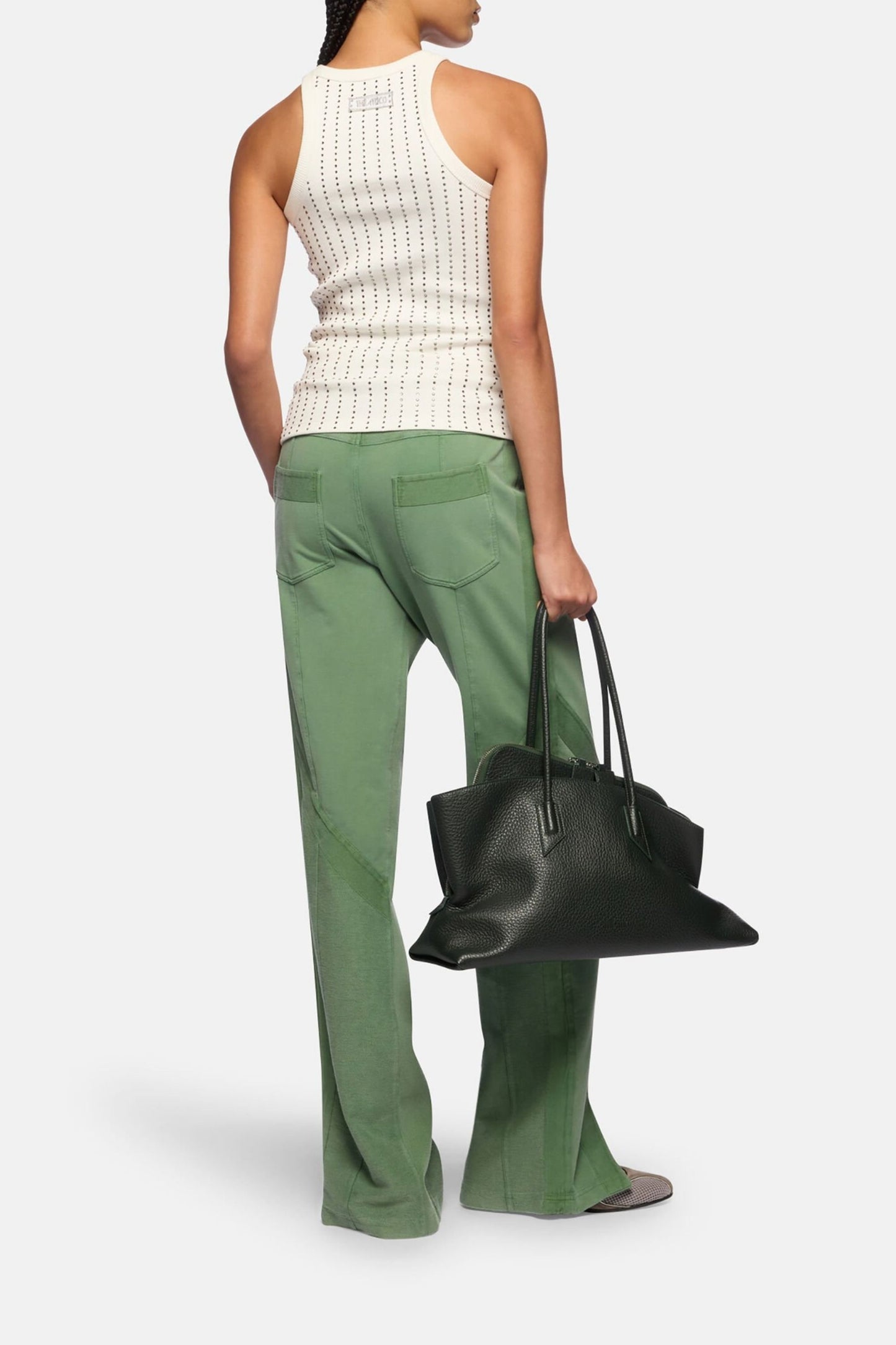 Camiseta de tirantes Crystal Rib en blanco