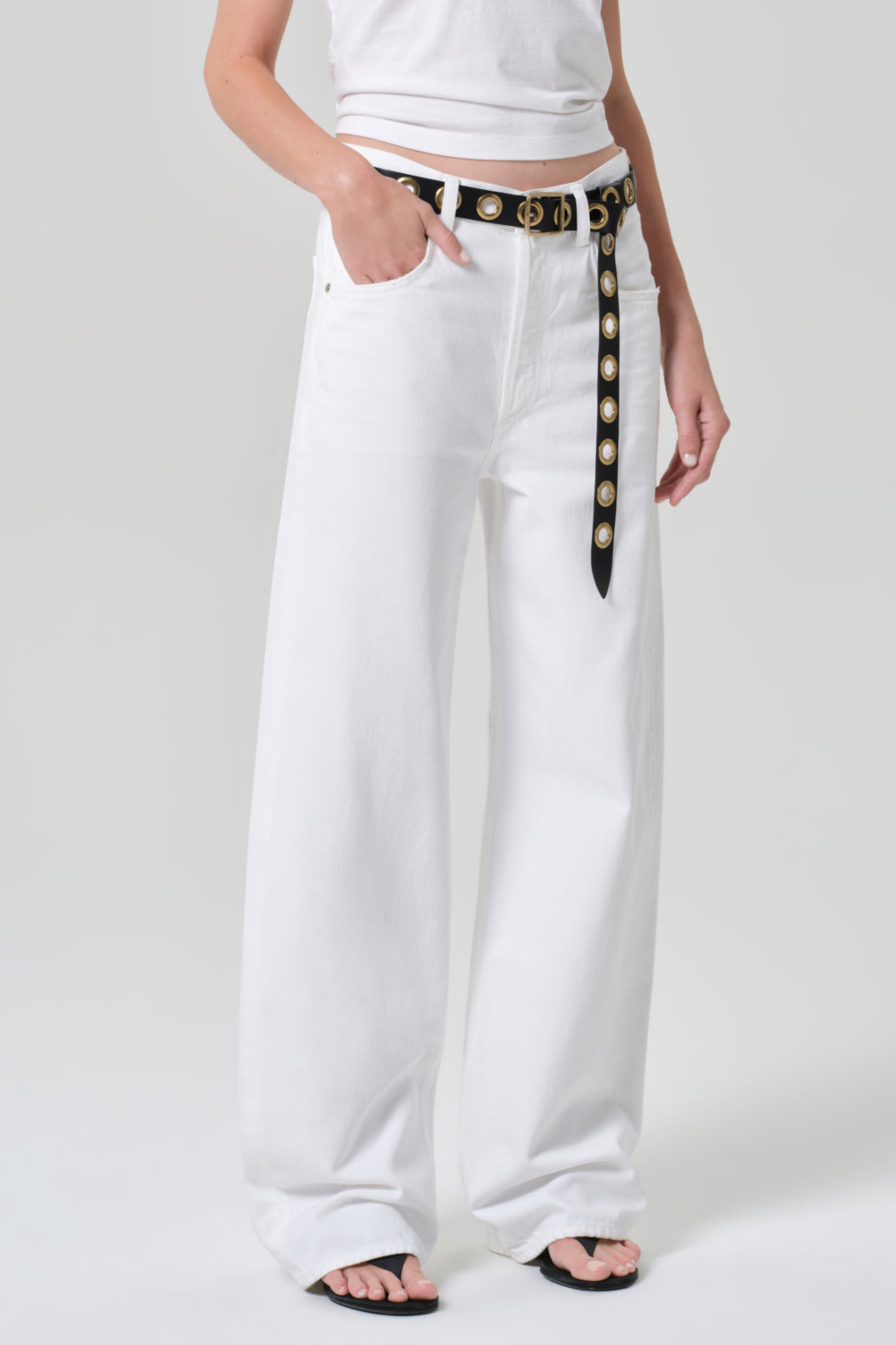 Jeans Ayla Baggy in Soft WhiteCitizens of Humanity - Anita Hass