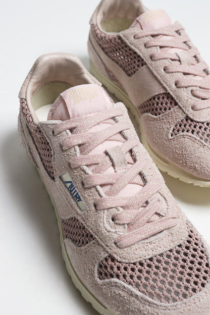 Windspin sneaker in Knit/Suede Silk