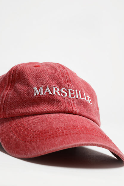 PRE ORDER Cap 'Marseille' in Washed RedLadneri - Anita Hass