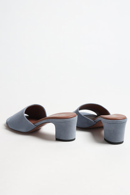 Mules Ava 50 in denim blue
