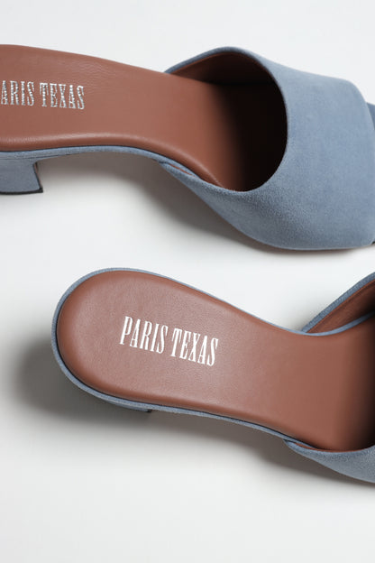 Mules Ava 50 in denim blue